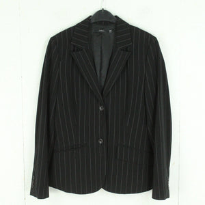 Second Hand INWEAR Blazer Gr. 38 schwarz weiß gestreift Jacke (*)