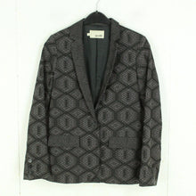 Laden Sie das Bild in den Galerie-Viewer, Second Hand ACOTE Blazer Jacke Gr. XS schwarz mehrfarbig gemustert (*)