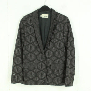 Second Hand ACOTE Blazer Jacke Gr. XS schwarz mehrfarbig gemustert (*)