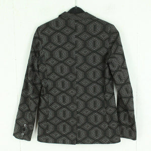 Second Hand ACOTE Blazer Jacke Gr. XS schwarz mehrfarbig gemustert (*)