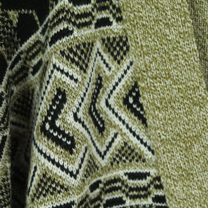 Vintage Cardigan Gr. L mehrfarbig Crazy Pattern Strickjacke
