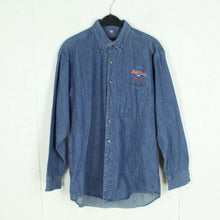 Laden Sie das Bild in den Galerie-Viewer, Vintage HARD ROCK CAFE CANCUN Jeanshemd Gr. M blau Denim