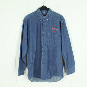 Vintage HARD ROCK CAFE CANCUN Jeanshemd Gr. M blau Denim