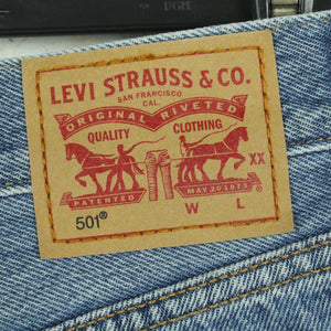 Second Hand LEVIS Jeansshorts Gr. 29 blau Mod. 501 Denim Shorts (*)