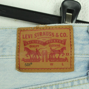 Second Hand LEVIS Jeansshorts Gr. 27 blau Mod. 501 Denim Shorts (*)