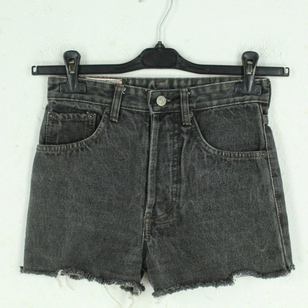 Second Hand LEVIS Jeansshorts Gr. 27 grau Mod. 501 Denim Shorts High Waist (*)