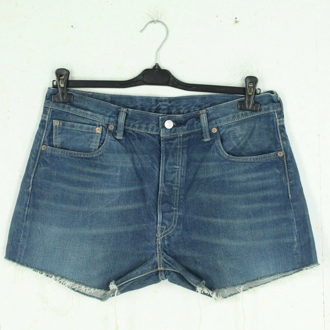 Second Hand LEVIS Jeansshorts Gr. W36 blau Mod. 501 Denim Shorts (*)