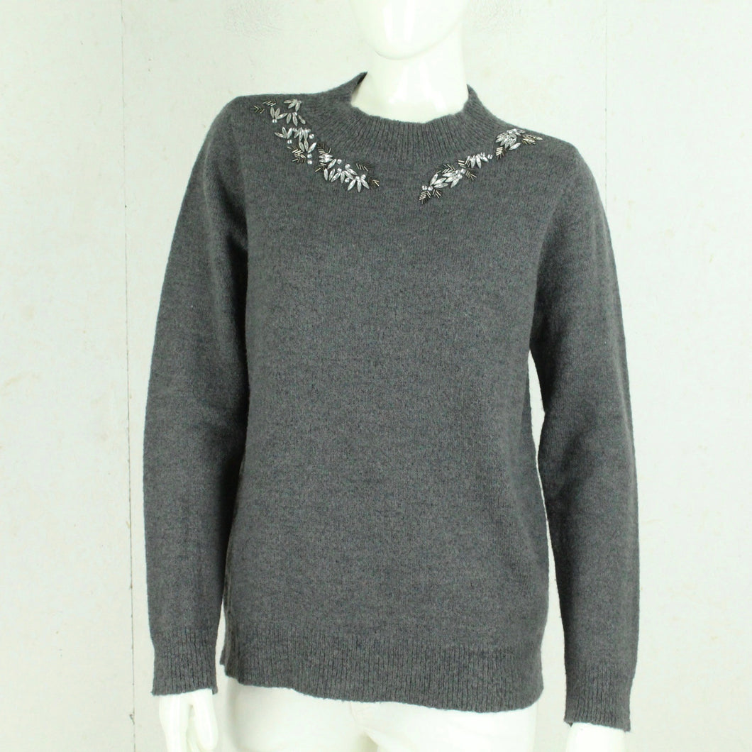 Second Hand SOAKED IN LUXURY Pullover Gr. M grau uni (*)