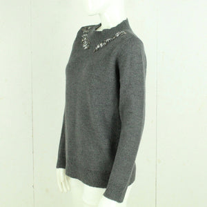 Second Hand SOAKED IN LUXURY Pullover Gr. M grau uni (*)