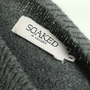 Second Hand SOAKED IN LUXURY Pullover Gr. M grau uni (*)