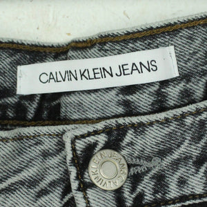 Second Hand CALVIN KLEIN Jeansshorts Gr. W34 grau Denim Shorts (*)