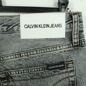 Second Hand CALVIN KLEIN Jeansshorts Gr. W34 grau Denim Shorts (*)