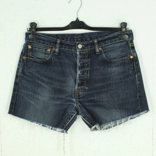 Second Hand LEVIS Jeansshorts Gr. 33 blau Mod. 501 Denim Shorts (*)