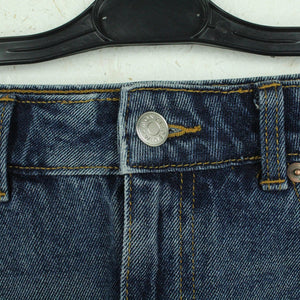 Second Hand MONKI Jeansshorts Gr. 26 blau Denim Shorts High Waist (*)