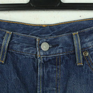Second Hand LEVIS Jeansshorts Gr. 30 blau Mod. 501 Denim Shorts High Waist (*)