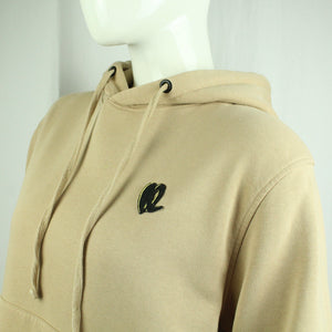 Second Hand LALA BERLIN Hoodie Gr. L camel mit Patch (*)