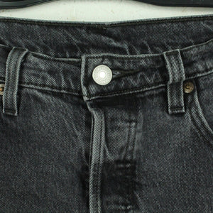 Second Hand LEVIS Jeansshorts Gr. 29 grau Mod. 501 Denim Shorts High Waist (*)