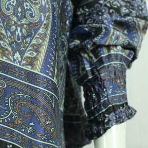 Second Hand COPENHAGEN LUXE Bluse Gr. M/L mehrfarbig gemustert (*)