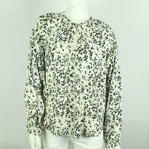 Second Hand SELECTED FEMME Bluse Gr. 40 beige mehrfarbig gemustert (*)