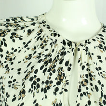 Laden Sie das Bild in den Galerie-Viewer, Second Hand SELECTED FEMME Bluse Gr. 40 beige mehrfarbig gemustert (*)