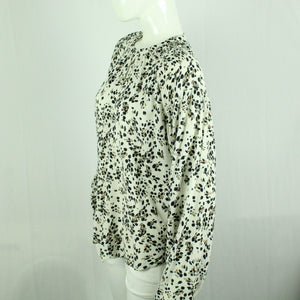 Second Hand SELECTED FEMME Bluse Gr. 40 beige mehrfarbig gemustert (*)