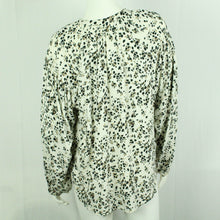 Laden Sie das Bild in den Galerie-Viewer, Second Hand SELECTED FEMME Bluse Gr. 40 beige mehrfarbig gemustert (*)