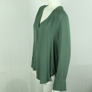 Second Hand SAMSOE SAMSOE Bluse Gr. L oliv uni (*)