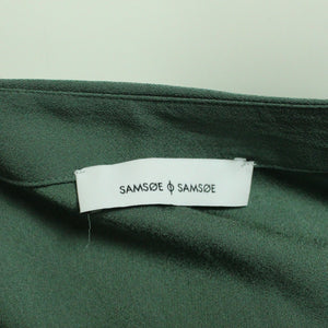 Second Hand SAMSOE SAMSOE Bluse Gr. L oliv uni (*)