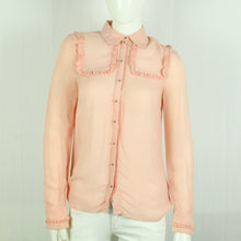 Laden Sie das Bild in den Galerie-Viewer, Second Hand BAUM UND PFERDGAREN Bluse Gr. 36 lachs uni (*)