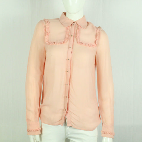 Second Hand BAUM UND PFERDGAREN Bluse Gr. 36 lachs uni (*)