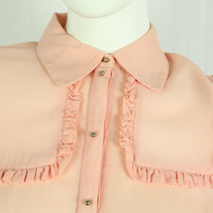Second Hand BAUM UND PFERDGAREN Bluse Gr. 36 lachs uni (*)