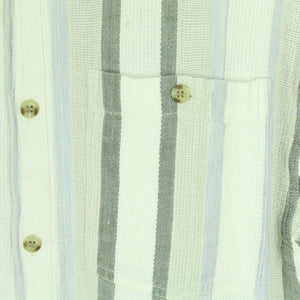 Vintage 90s Hemd Gr. M mehrfarbig gestreift  kurzarm