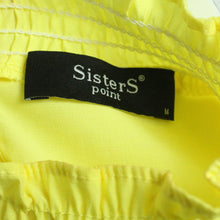 Laden Sie das Bild in den Galerie-Viewer, Second Hand SISTERS POINT Bluse Gr. M gelb uni (*)