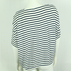 Second Hand SAMSOE SAMSOE Bluse Gr. L weiß blau gestreift (*)