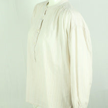 Laden Sie das Bild in den Galerie-Viewer, Second Hand SOFIE SCHNOOR Bluse Gr. XL rosa weiß gestreift Glitzer (*)