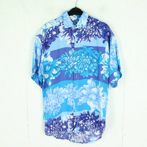 Vintage Hawaii Hemd Gr. L mehrfarbig geblümt 