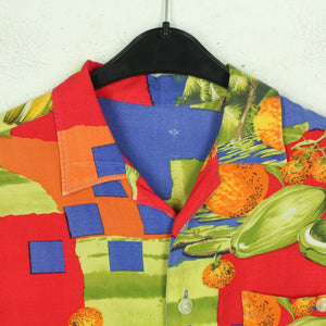 Vintage Hawaii Hemd Gr. XL bunt Früchte
