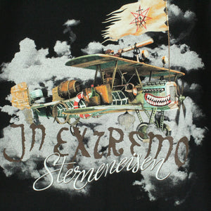 Vintage IN EXTREMO T-Shirt Gr. XL schwarz mit Print und Backprint Tour: Sterneneisen 2011