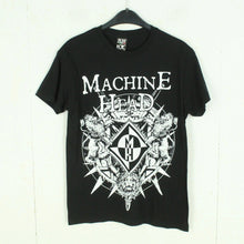 Laden Sie das Bild in den Galerie-Viewer, Vintage MACHINE HEAD T-Shirt Gr. XS schwarz mit Print und Backprint Tour: CATHARSIS 2018