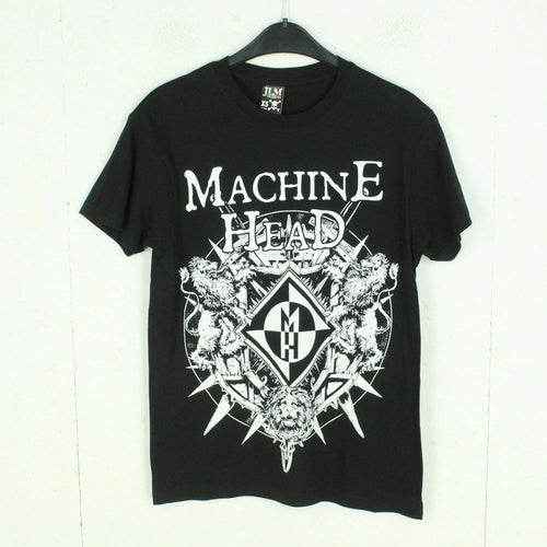 Vintage MACHINE HEAD T-Shirt Gr. XS schwarz mit Print und Backprint Tour: CATHARSIS 2018