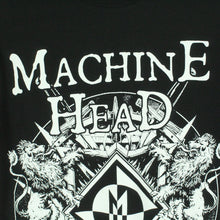 Laden Sie das Bild in den Galerie-Viewer, Vintage MACHINE HEAD T-Shirt Gr. XS schwarz mit Print und Backprint Tour: CATHARSIS 2018