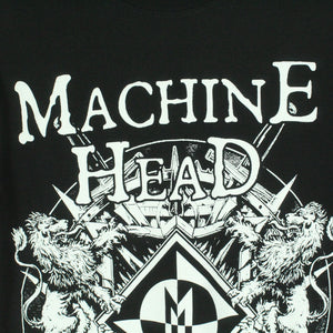 Vintage MACHINE HEAD T-Shirt Gr. XS schwarz mit Print und Backprint Tour: CATHARSIS 2018