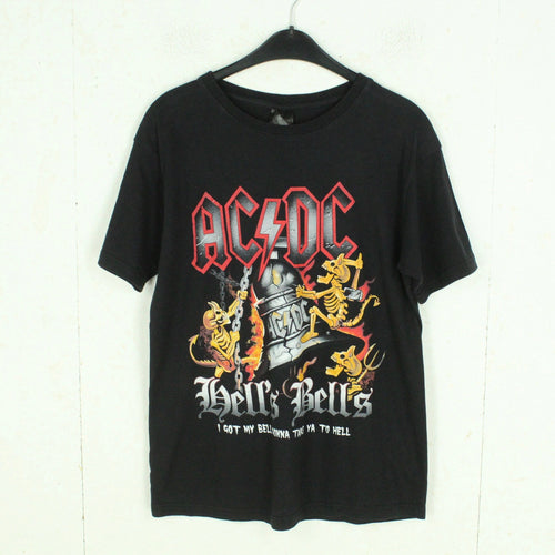 Vintage AC/DC T-Shirt Gr. M schwarz mit Print 
