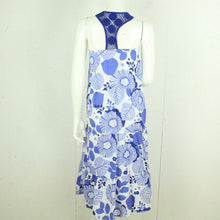 Laden Sie das Bild in den Galerie-Viewer, Second Hand VERTBAUDET Midikleid Gr. S weiß blau geblümt Kleid (*)