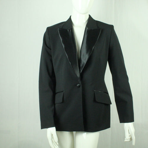 Second Hand VIVIAN CARON Blazer Gr. 38 schwarz uni Jacke (*)