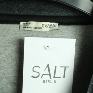 Second Hand ZARA Samtjacke Gr. M grau uni Samt Jacke (*)
