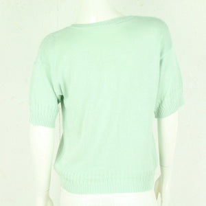 Vintage Pullover Female Gr. M mint Zopfmuster kurzarm Strick