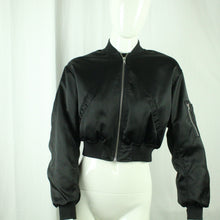 Laden Sie das Bild in den Galerie-Viewer, Second Hand STAY Bomberjacke Gr. S schwarz uni Jacke (*)