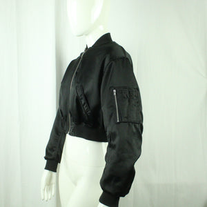 Second Hand STAY Bomberjacke Gr. S schwarz uni Jacke (*)