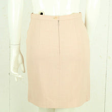 Laden Sie das Bild in den Galerie-Viewer, Vintage Minirock mit Wolle Gr. M rosa uni High Waist Rock